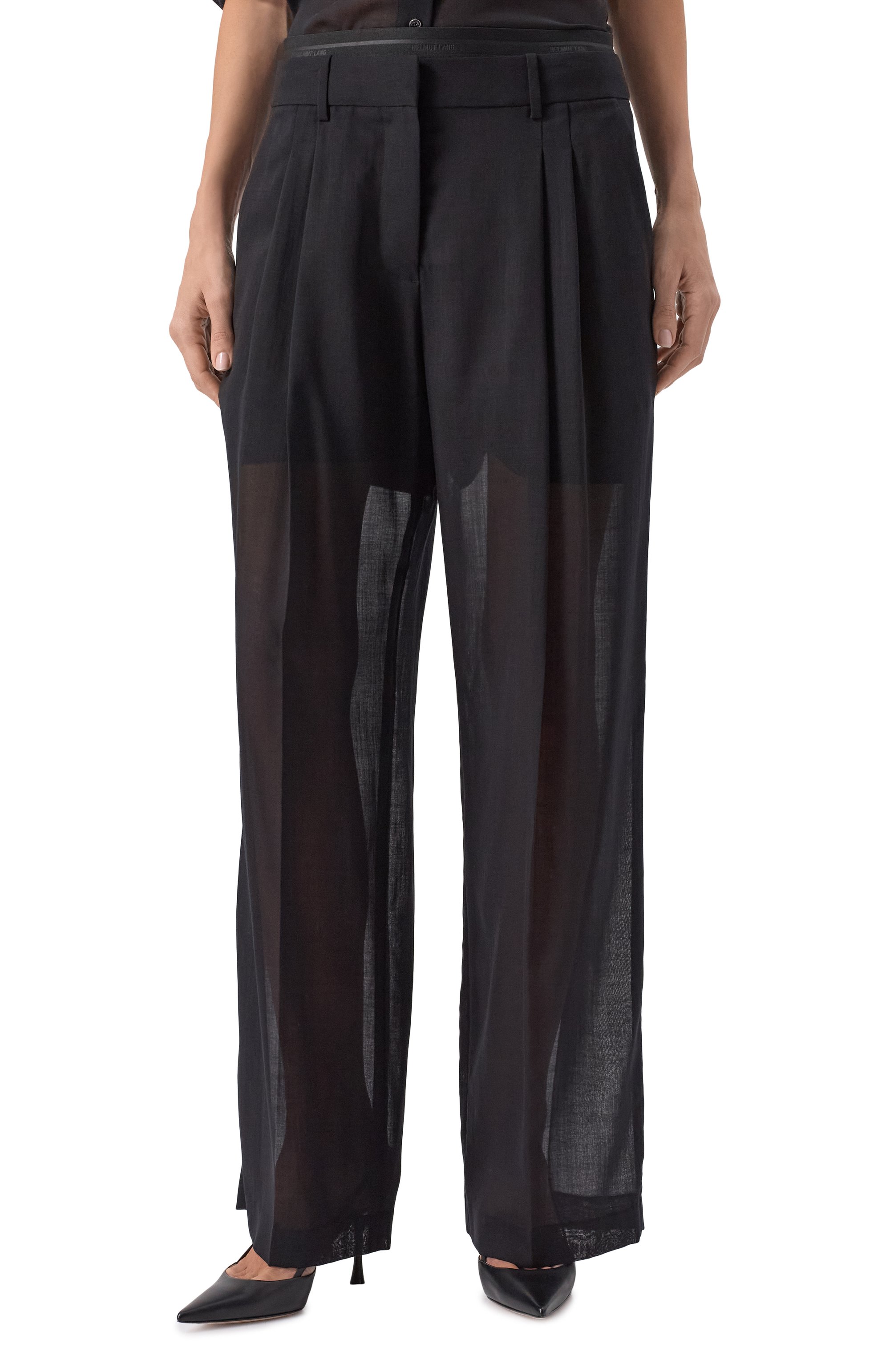 Шерстяные брюки HELMUT LANG, арт. P01HW202, фото 3