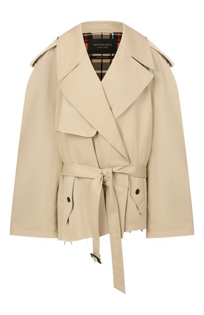 Женский хлопковый тренч BALENCIAGA, арт. 814615/TBP01