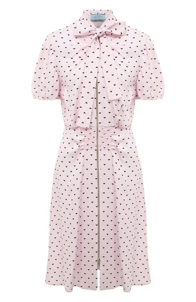 Женское платье из вискозы PRADA, арт. P3E08-1YVE-F0W7F-211
