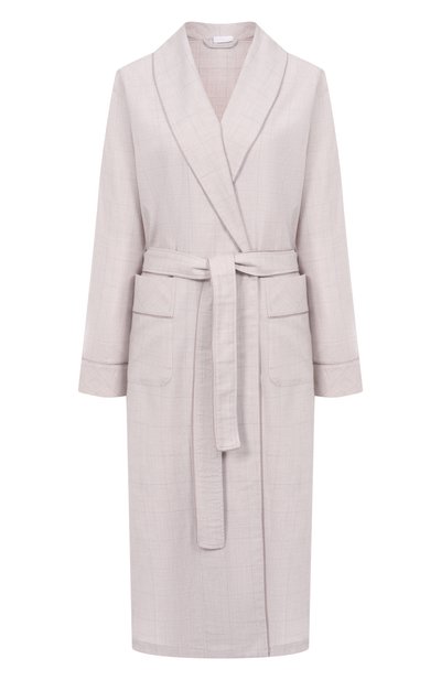 Женский халат из хлопка и шерсти ZIMMERLI, арт. 4600-13200