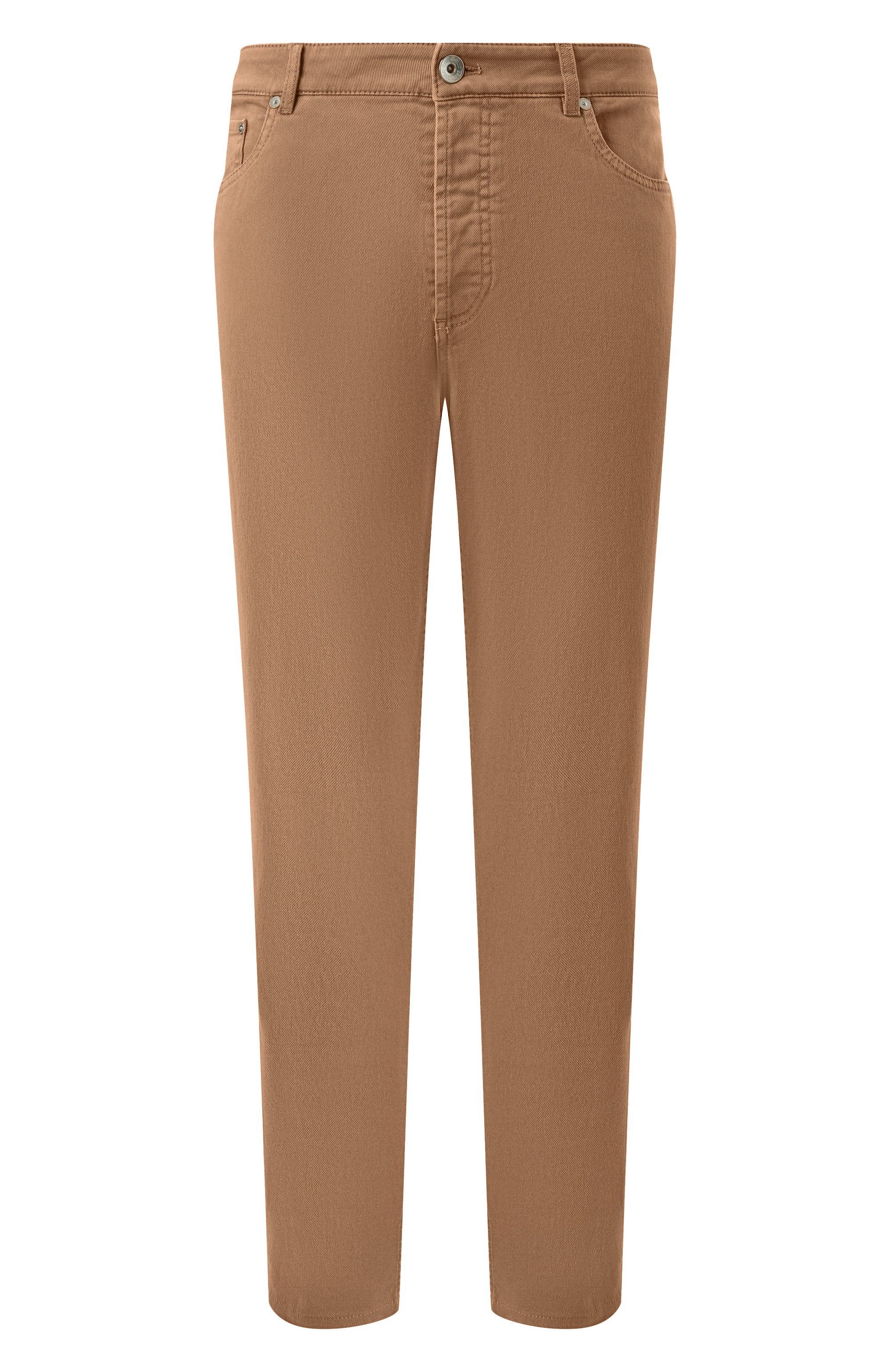 Джинсы traditional fit BRUNELLO CUCINELLI бежевого цвета по цене 88800 руб., арт. M277PD3210, фото 1 Джинсы traditional fit BRUNELLO CUCINELLI, арт. M277PD3210, фото 1