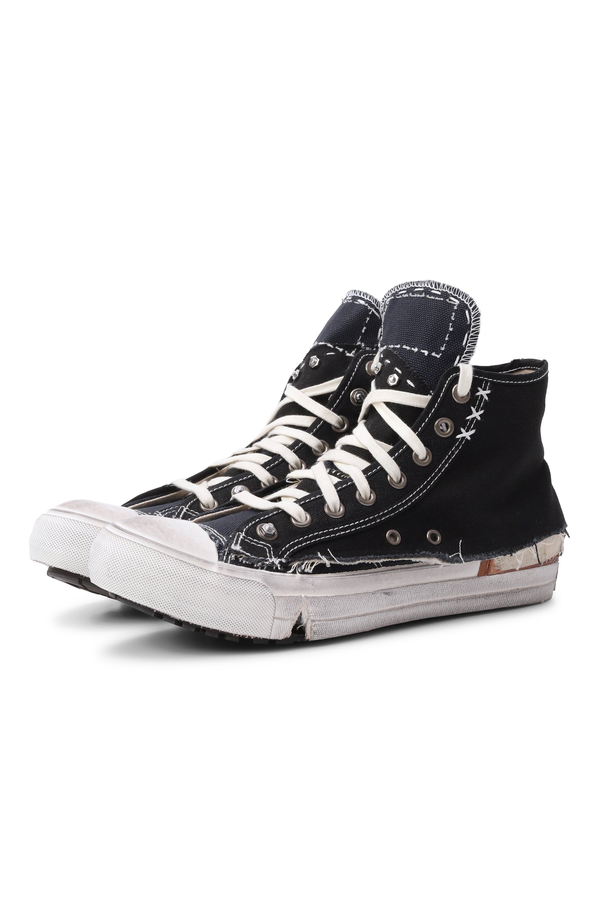 Текстильные кеды loved to death MAISON MARGIELA, арт. S39WS0129/P7454, фото 1