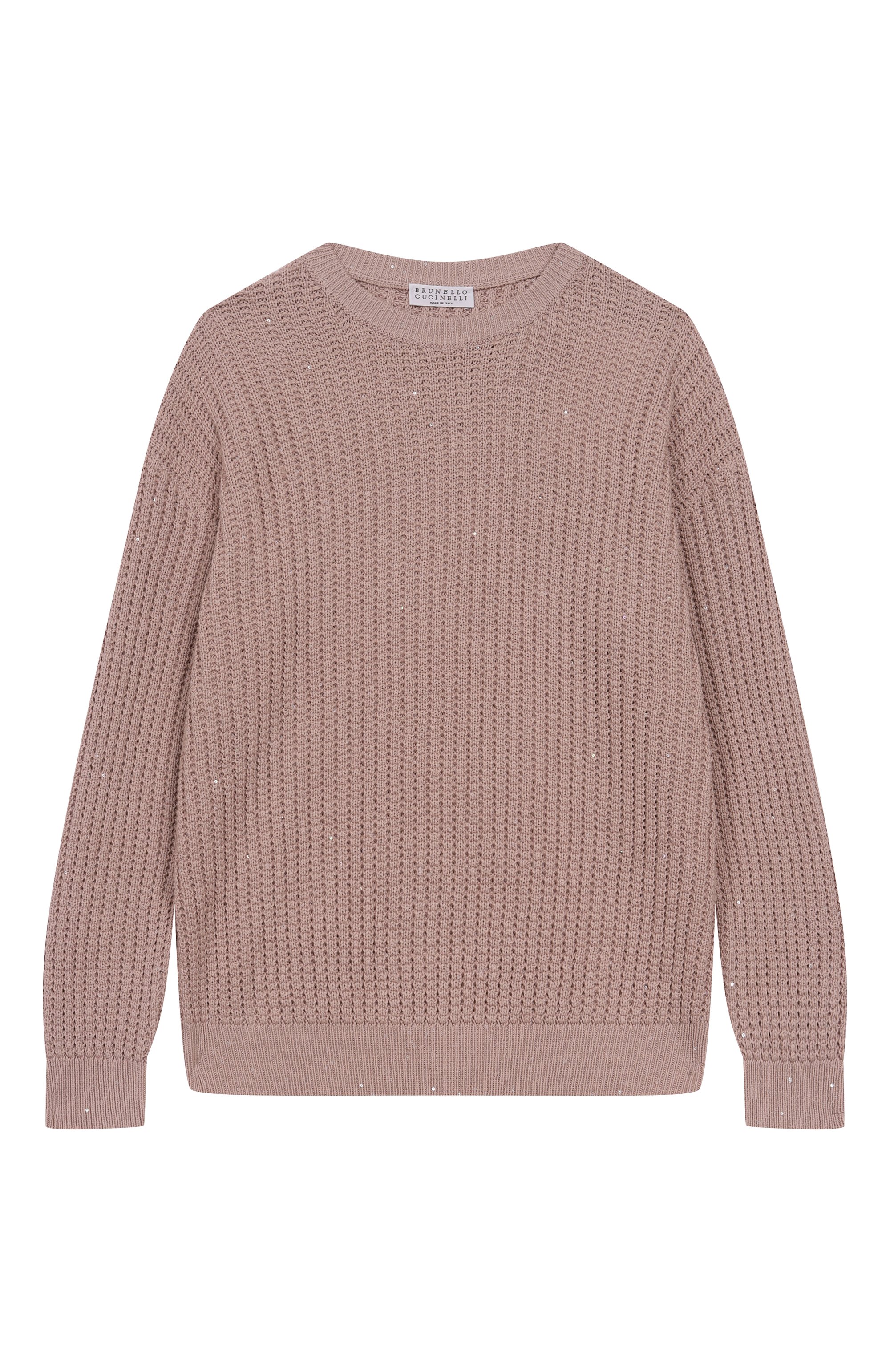 Хлопковый свитер BRUNELLO CUCINELLI, арт. BDVM78100C, фото 1