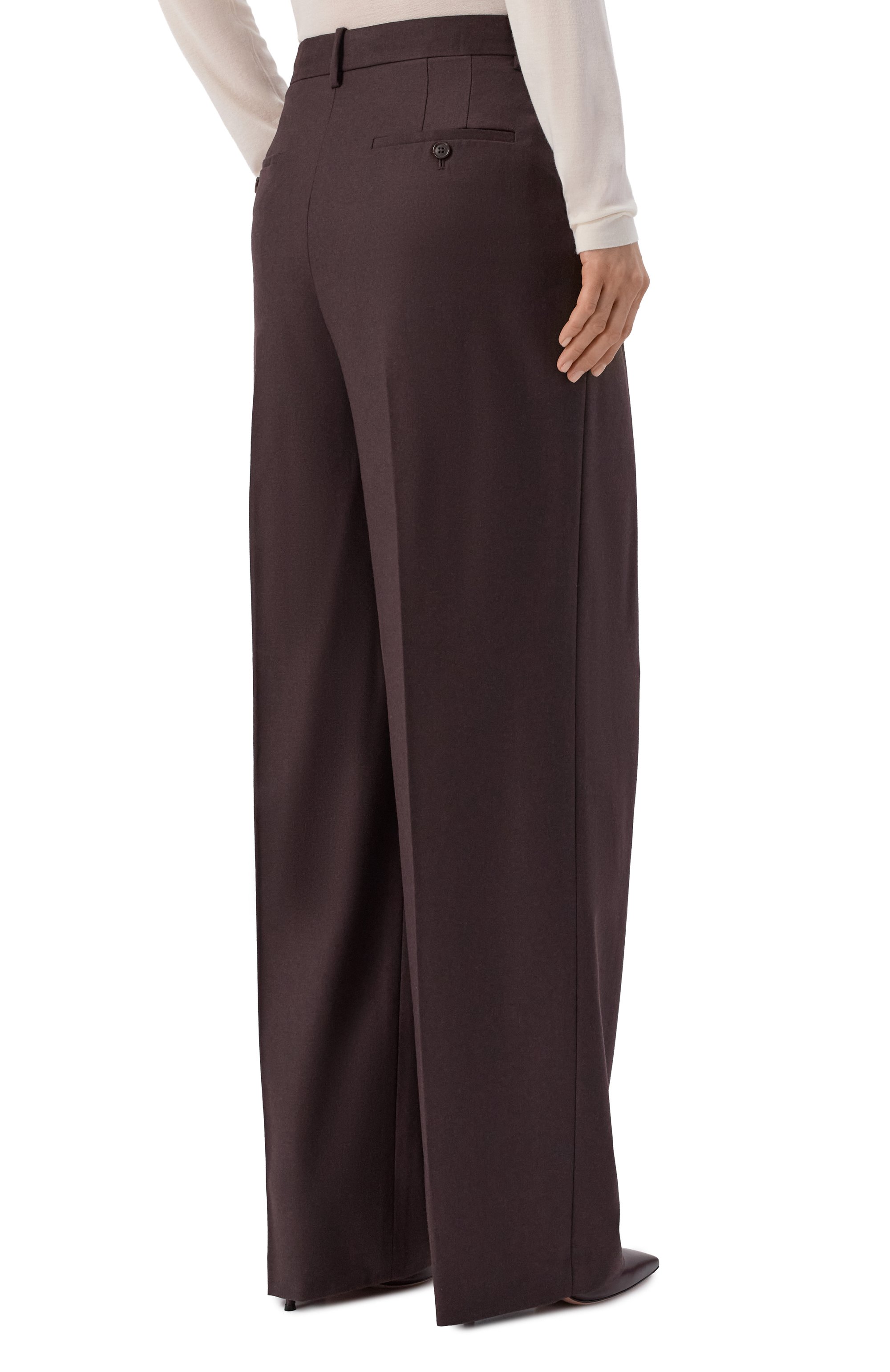 Шерстяные брюки THEORY, арт. 00801201, фото 4