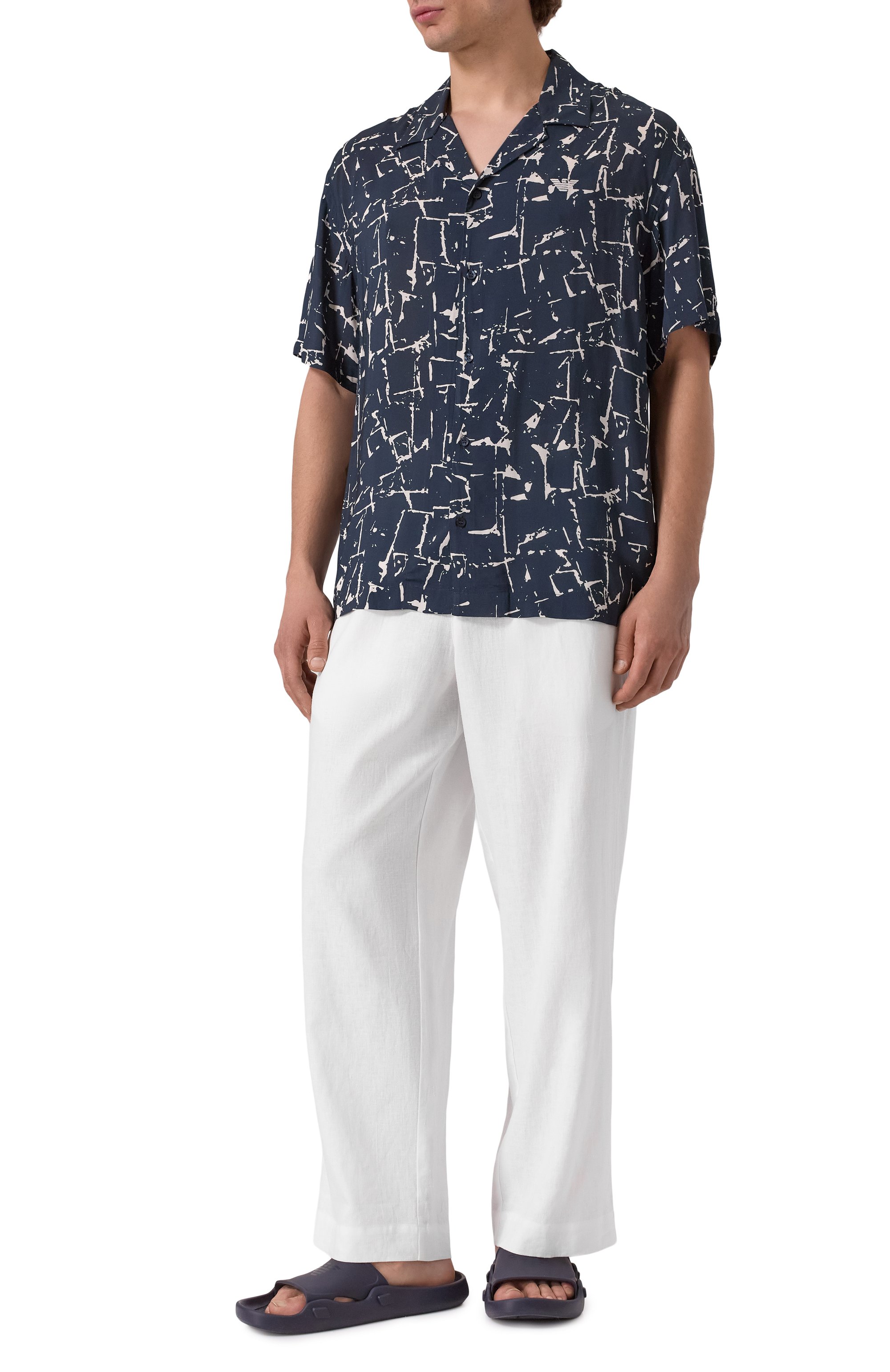 Рубашка из вискозы EMPORIO ARMANI, арт. EM000593/AF12351, фото 2