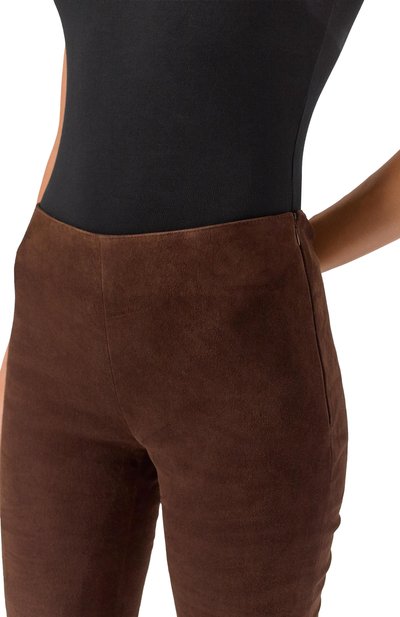 Замшевые легинсы KITON, арт. D58173K0556F01, фото 5