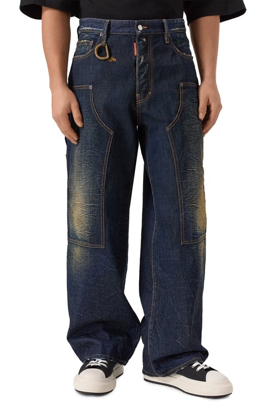 Джинсы Loose Dsquared2 S74LB1761/D30011 Синий  S74LB1761/D30011 Фото 3
