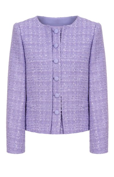 Женский твидовый жакет EMPORIO ARMANI, арт. EW000860/AF12520