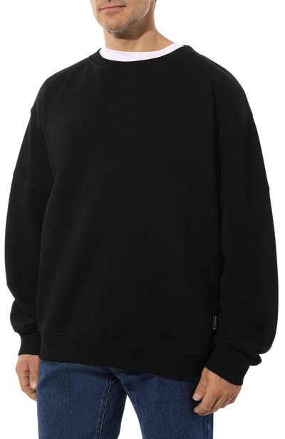 Хлопковый свитшот BALMAIN, арт. AH1JS047BB16, фото 3