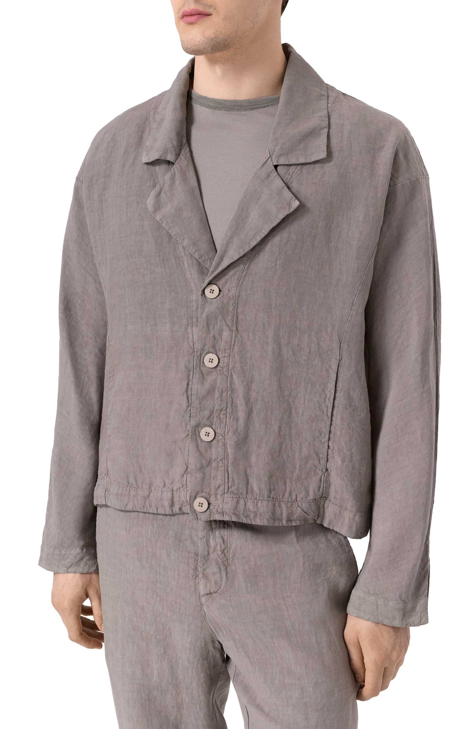 Льняной пиджак TRANSIT, арт. CFUTRZD137, фото 4