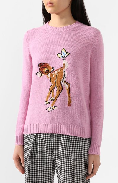 Шерстяной пуловер MIU MIU, арт. MML287-AGR-F0028, фото 3