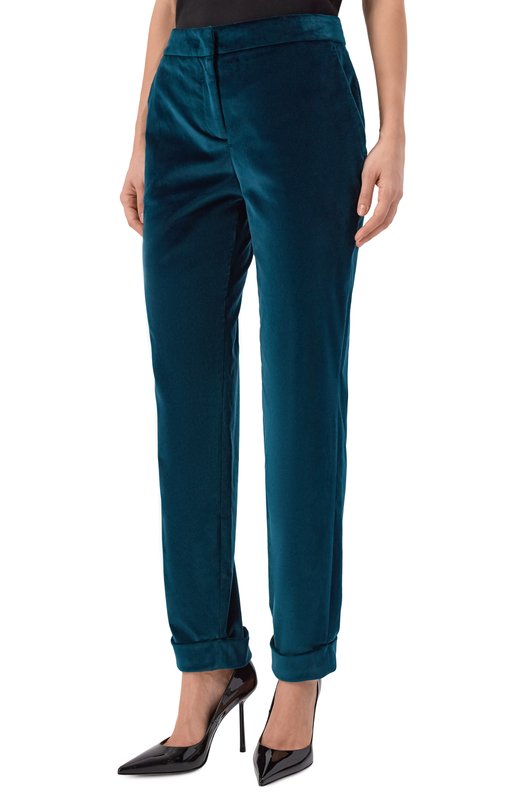 Бархатные брюки Lorena Antoniazzi PA14A/9577 Зелёный  PA14A/9577 Фото 3