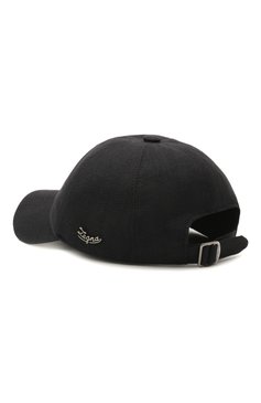Мужская бейсболка из шерсти и шелка ZEGNA темно-синего цвета, арт. Z7I10/B7C | Фото 2 (Материал: Шерсть, Текстиль, Шелк; Материал сплава: Проставлено; Нос: Не проставлено)