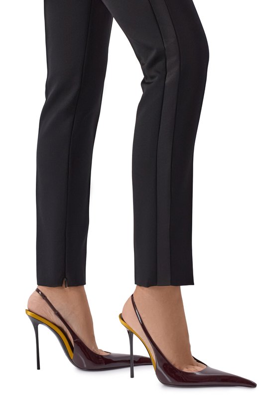 Лакированные туфли Amalia 110 Saint Laurent 850072/1TVAN Коричневый  850072/1TVAN Фото 2