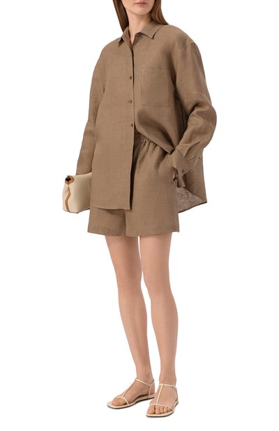 Льняная рубашка 12 STOREEZ, арт. 138504, фото 2