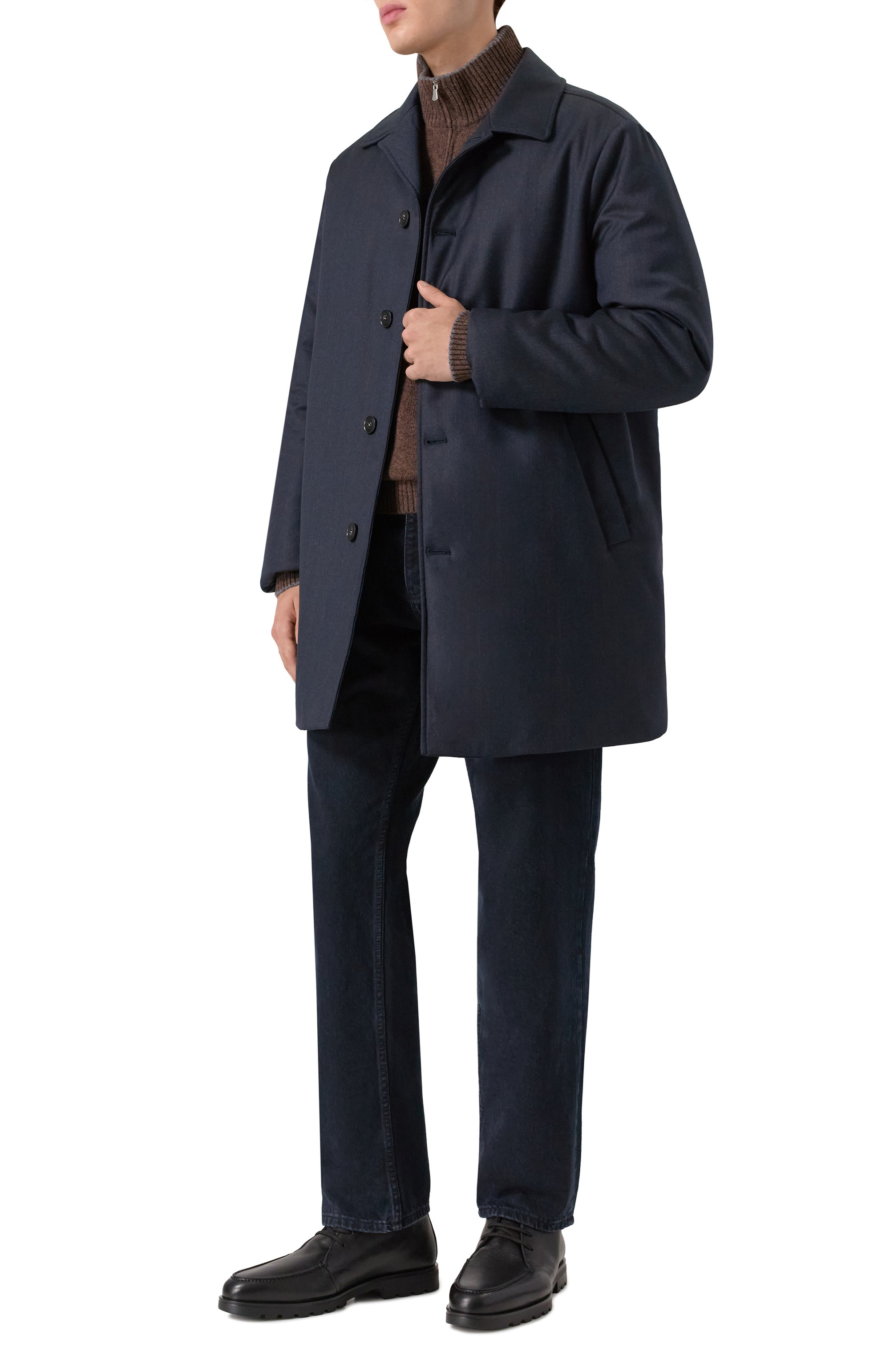 Кожаные ботинки detroit SANTONI, арт. MGDG18609NE0AHAS, фото 2