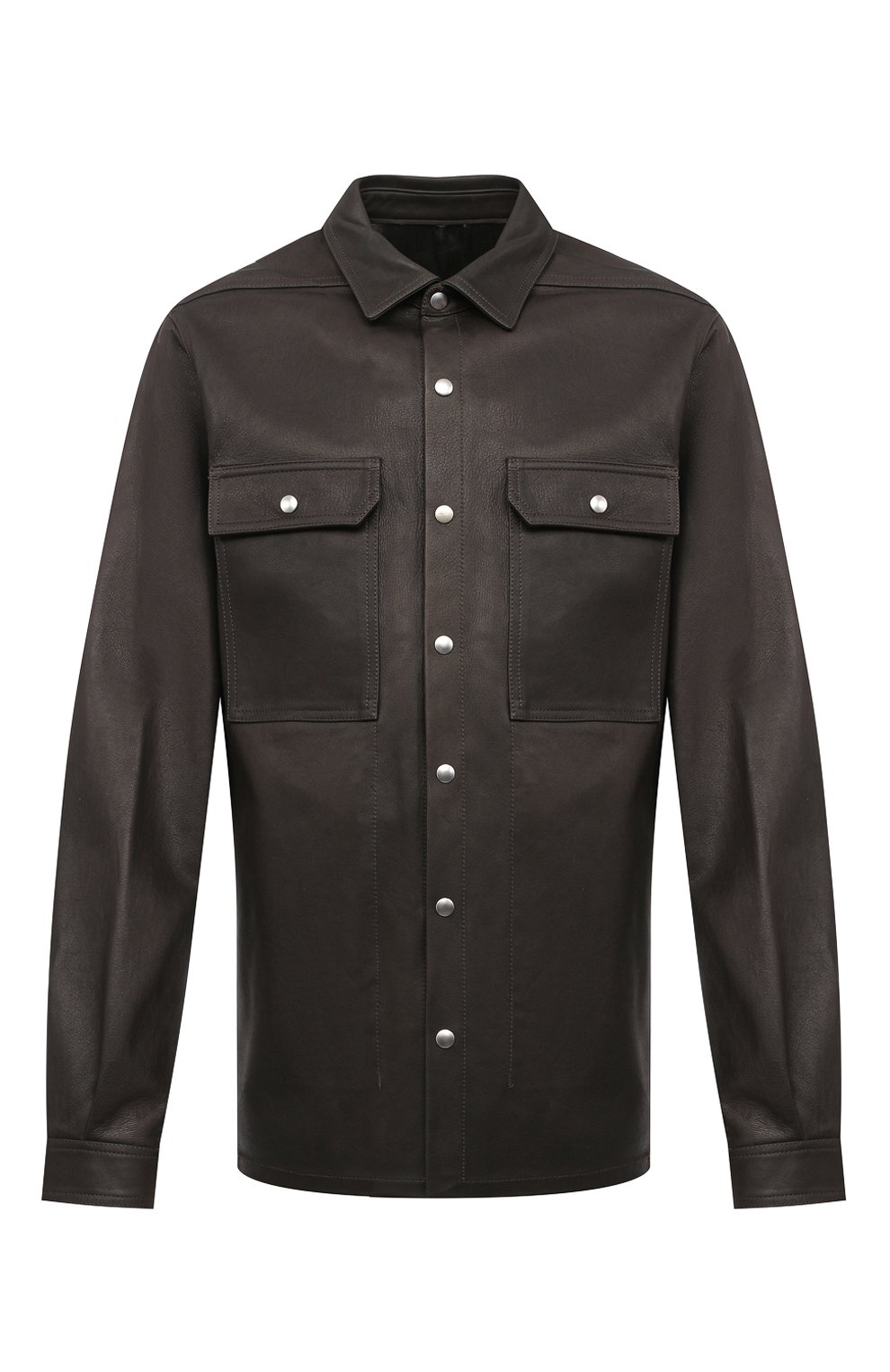 Кожаная рубашка RICK OWENS, арт. RU20F3729/LCW, фото 1
