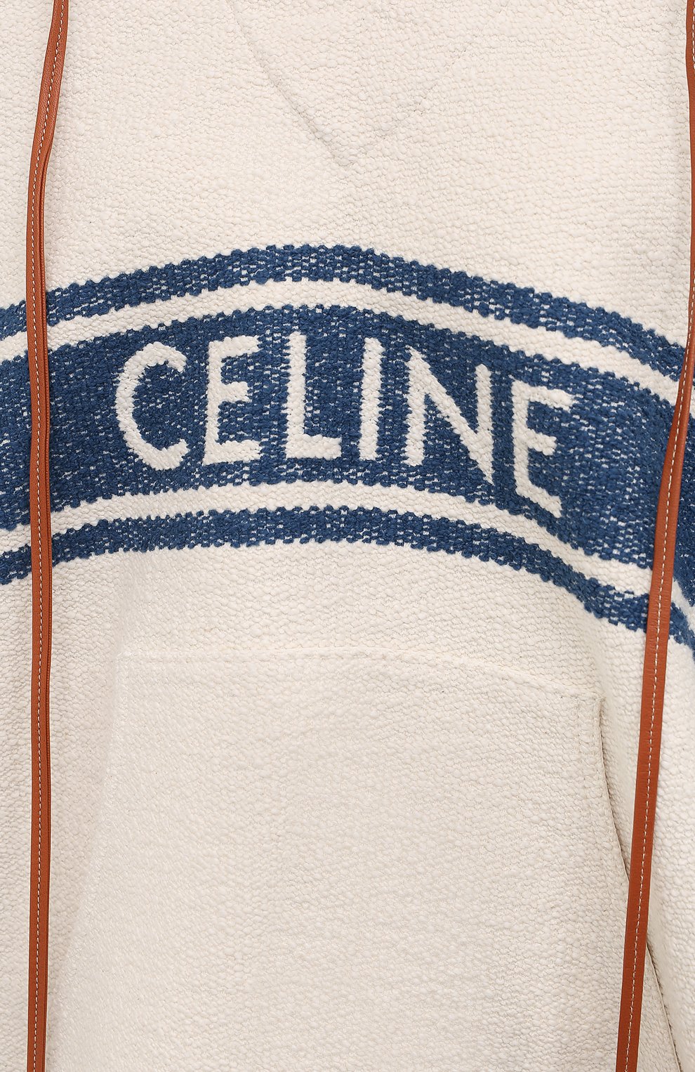 Хлопковое пончо CELINE, арт. 2V36E605N, фото 5