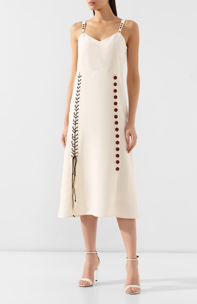Платье из смеси вискозы и льна BY MALENE BIRGER, арт. Q66371002/DRE1001S91, фото 3