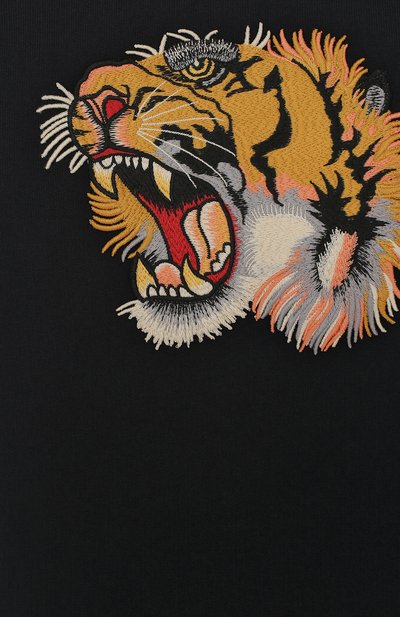 Хлопковый свитшот с аппликацией GUCCI, арт. 463003/X9D61, фото 3