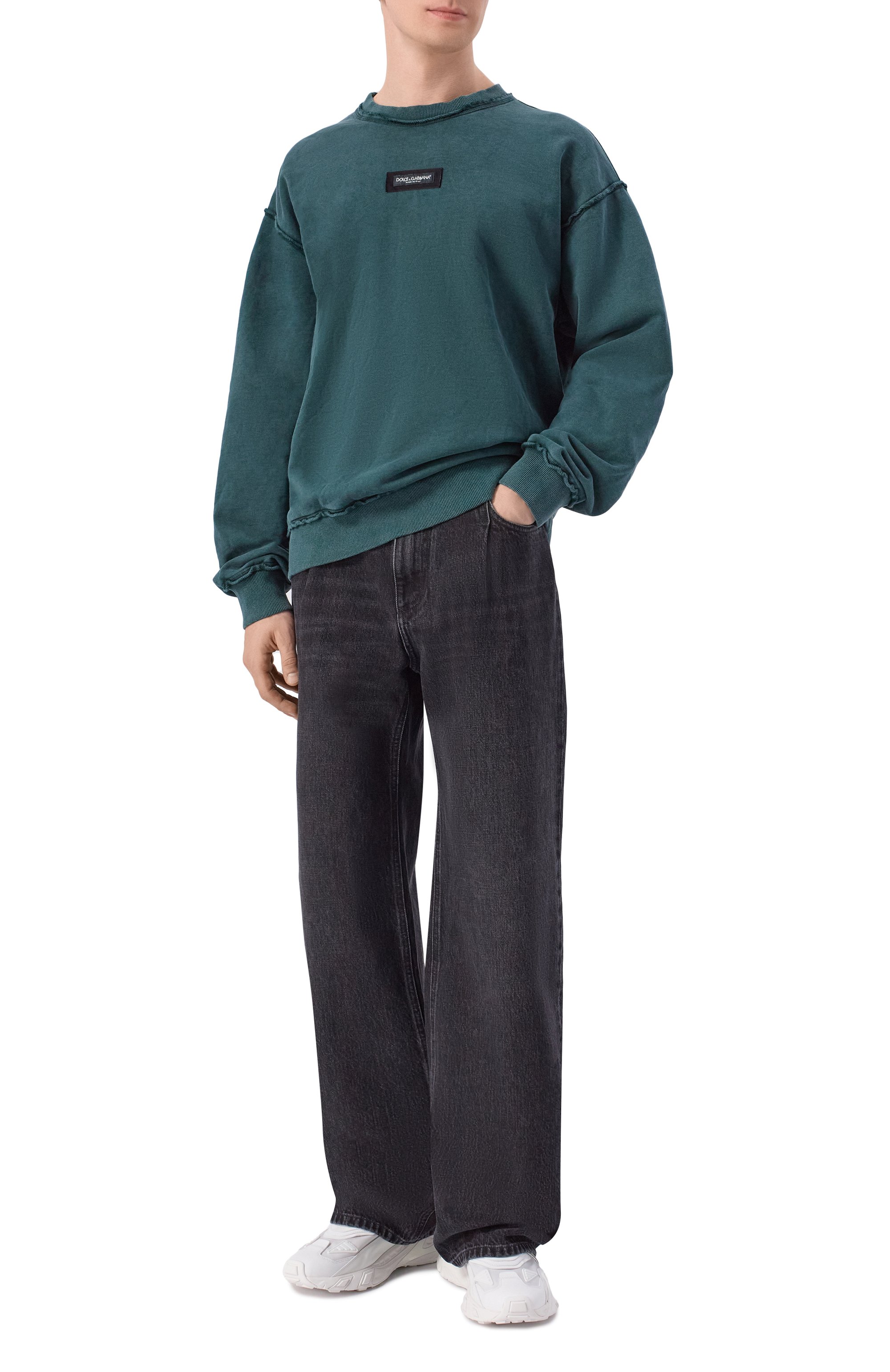 Хлопковый свитшот DOLCE & GABBANA, арт. G9CAKT/G7P1R, фото 2