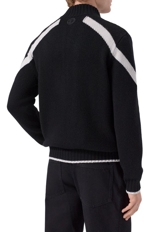 Кашемировый кардиган Stefano Ricci K404006R31/F25465/60-62 Чёрный  K404006R31/F25465/60-62 Фото 4