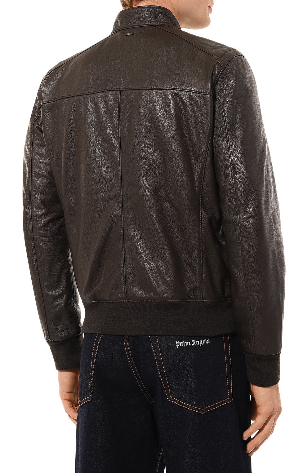 Кожаный бомбер WINDSOR, арт. B0RELL03-L/1300163, фото 4