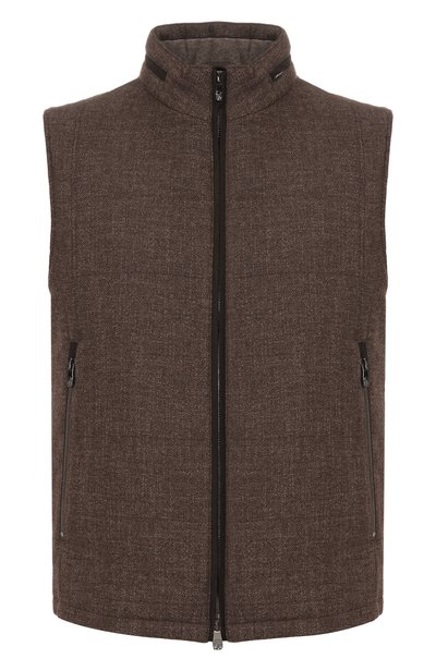 Мужской жилет из шерсти и шелка CORNELIANI, арт. 28C571/2A16247