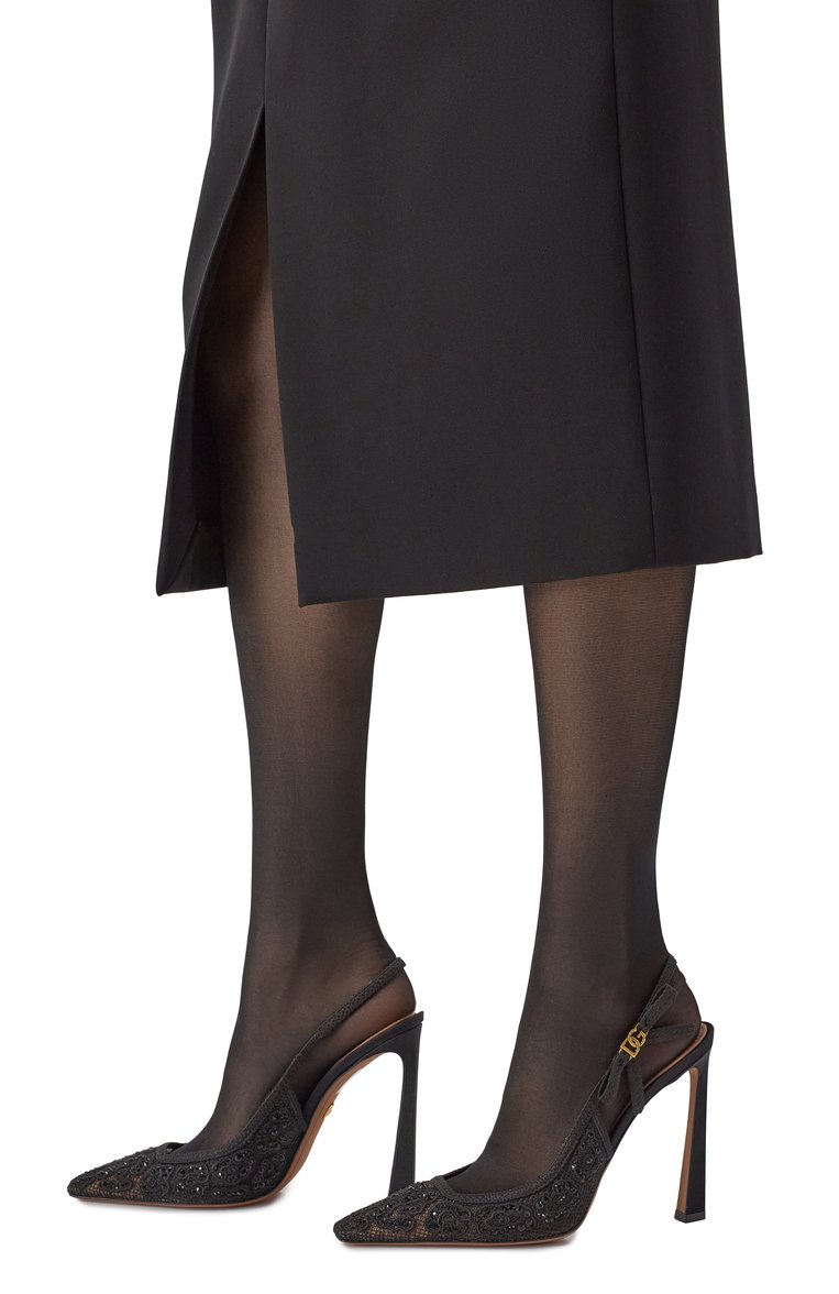 Текстильные туфли DOLCE & GABBANA, арт. CG0853/A9S26, фото 1