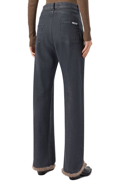 Джинсы с отделкой из норки FORTE DEI MARMI COUTURE, арт. 23WF8053M, фото 4