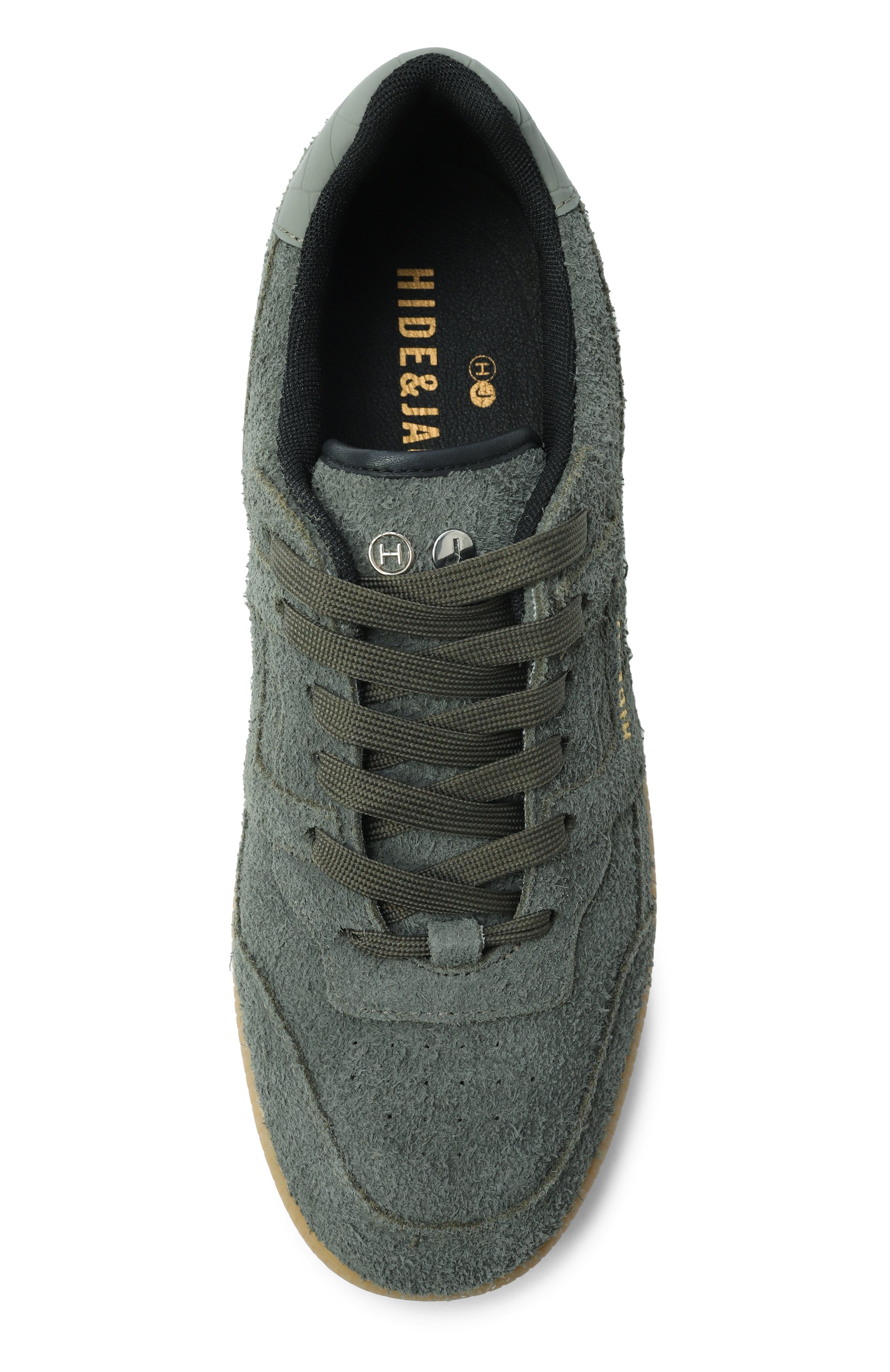 Замшевые кеды shaggy HIDE AND JACK, арт. SHAGGGRNHNY, фото 6