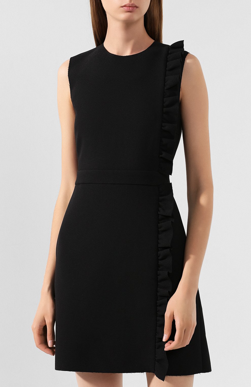 Мини-платье MSGM черного цвета по цене 46050 руб., арт. 2741MDA32A 195600, фото 3 Мини-платье MSGM, арт. 2741MDA32A 195600, фото 3