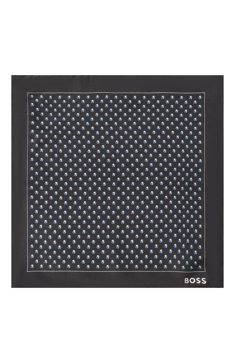 Платок из хлопка и шелка BOSS, арт. 50491125, фото 3