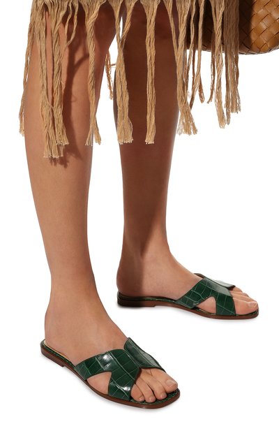 Шлепанцы из кожи крокодила RUBEUS MILANO, арт. RU14/С, фото 3