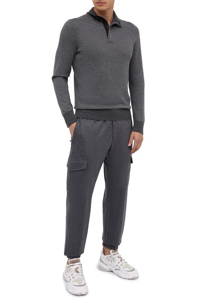 Джемпер из кашемира и хлопка ZEGNA, арт. UVQ25/127, фото 2