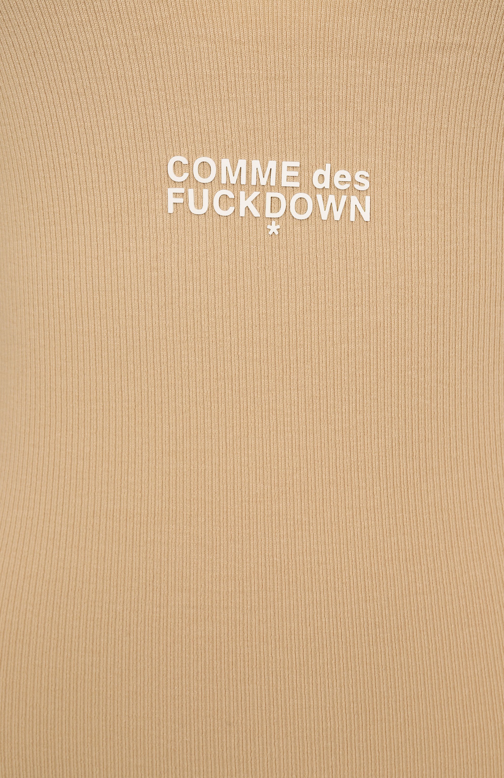 Хлопковое платье COMME DES FUCKDOWN, арт. CFABW01252, фото 6