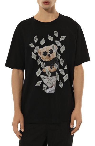 Хлопковая футболка BISIBIGLIO, арт. BLACK RICH TED, фото 3