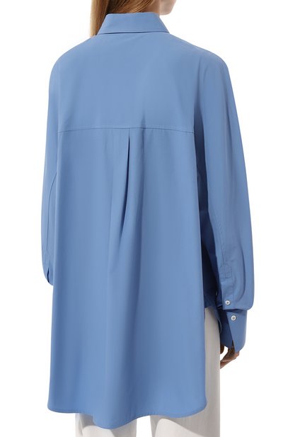 Хлопковая рубашка TOTEME, арт. 243-WRT2522-FB0119, фото 4