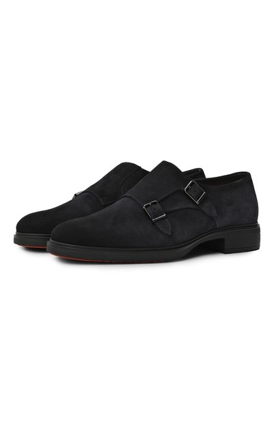 Мужские замшевые монки easy on SANTONI, арт. MGEG18949NEAXGEX