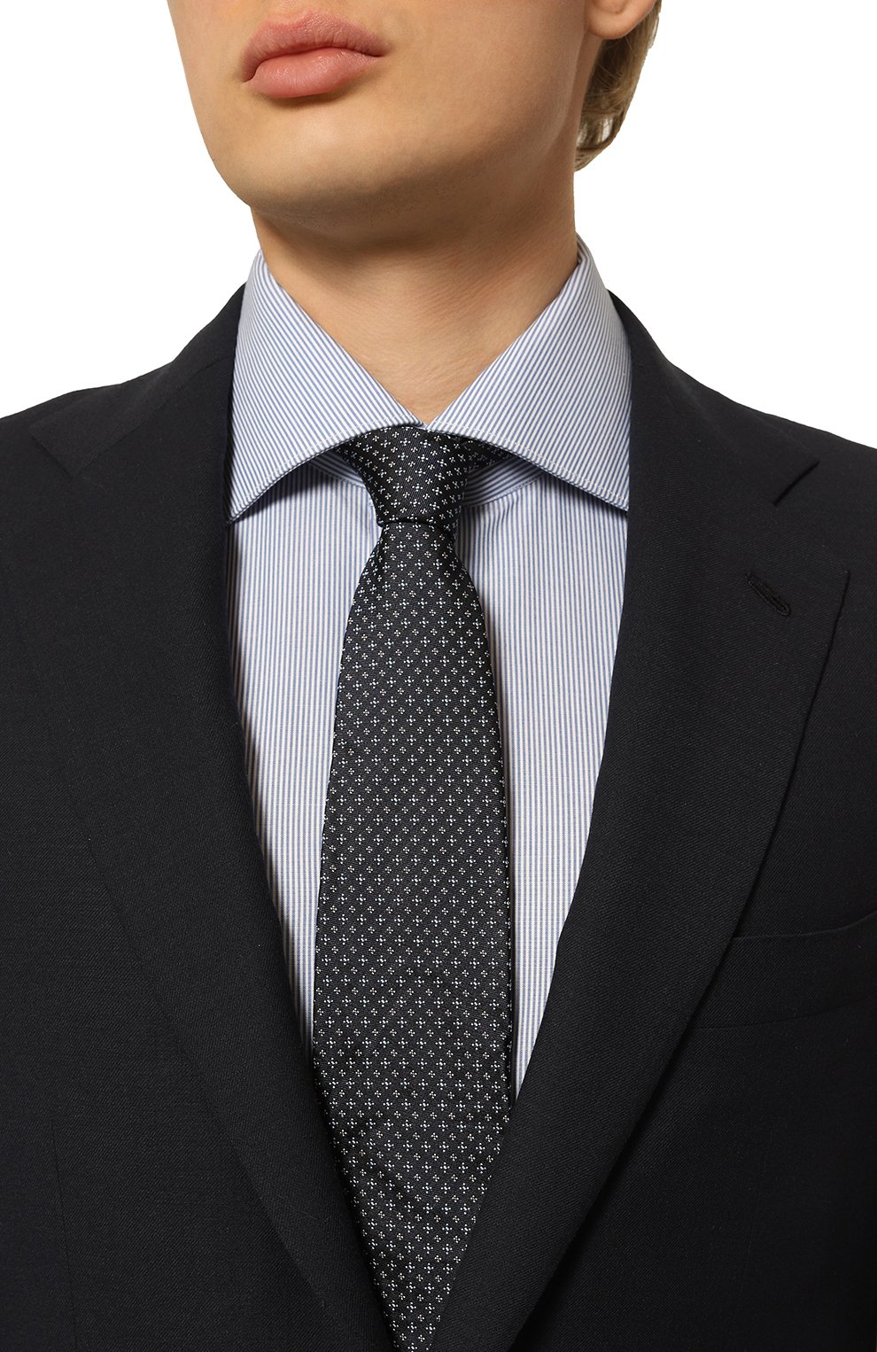 Шелковый галстук ZEGNA, арт. 1P8/Z8D04TA8, фото 2