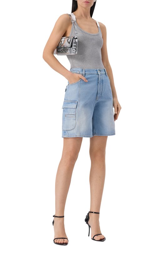 Майка из вискозы Off-White 0WAD25SS25JER002 Серый  0WAD25SS25JER002 Фото 2
