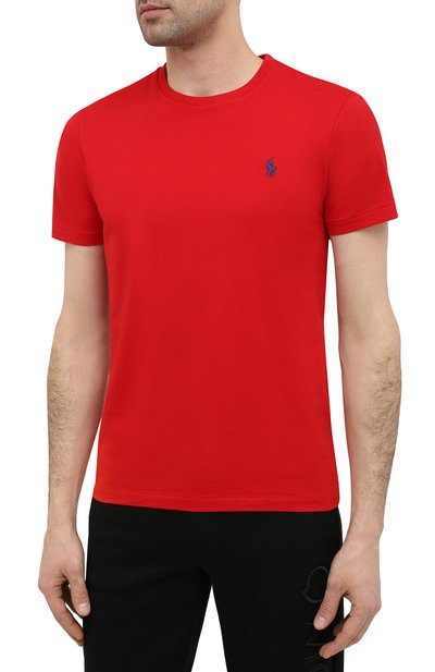 Хлопковая футболка POLO RALPH LAUREN, арт. 710680785, фото 3
