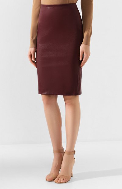 Кожаная юбка THEORY, арт. I0100304, фото 3