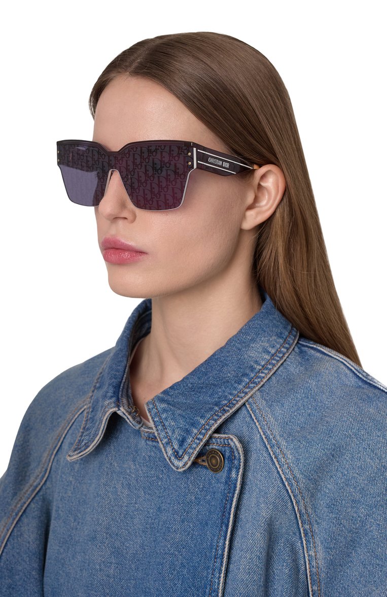 Женские солнцезащитные очки DIOR EYEWEAR синего цвета, арт. DI0RCLUB M4U 30B8 | Фото 2 (Нос: Не проставлено; Региональные ограничения белый список (Axapta Mercury): Не проставлено; Тип очков: С/з; Материал: Металл, Пластик; Оптика Гендер: оптика-женское)