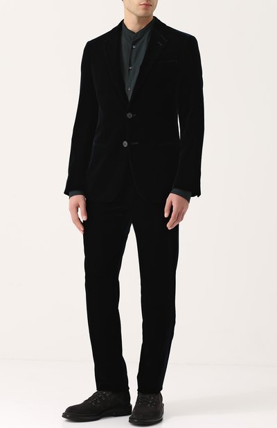 Брюки из вискозы прямого кроя GIORGIO ARMANI, арт. ZSP040/0S200, фото 2