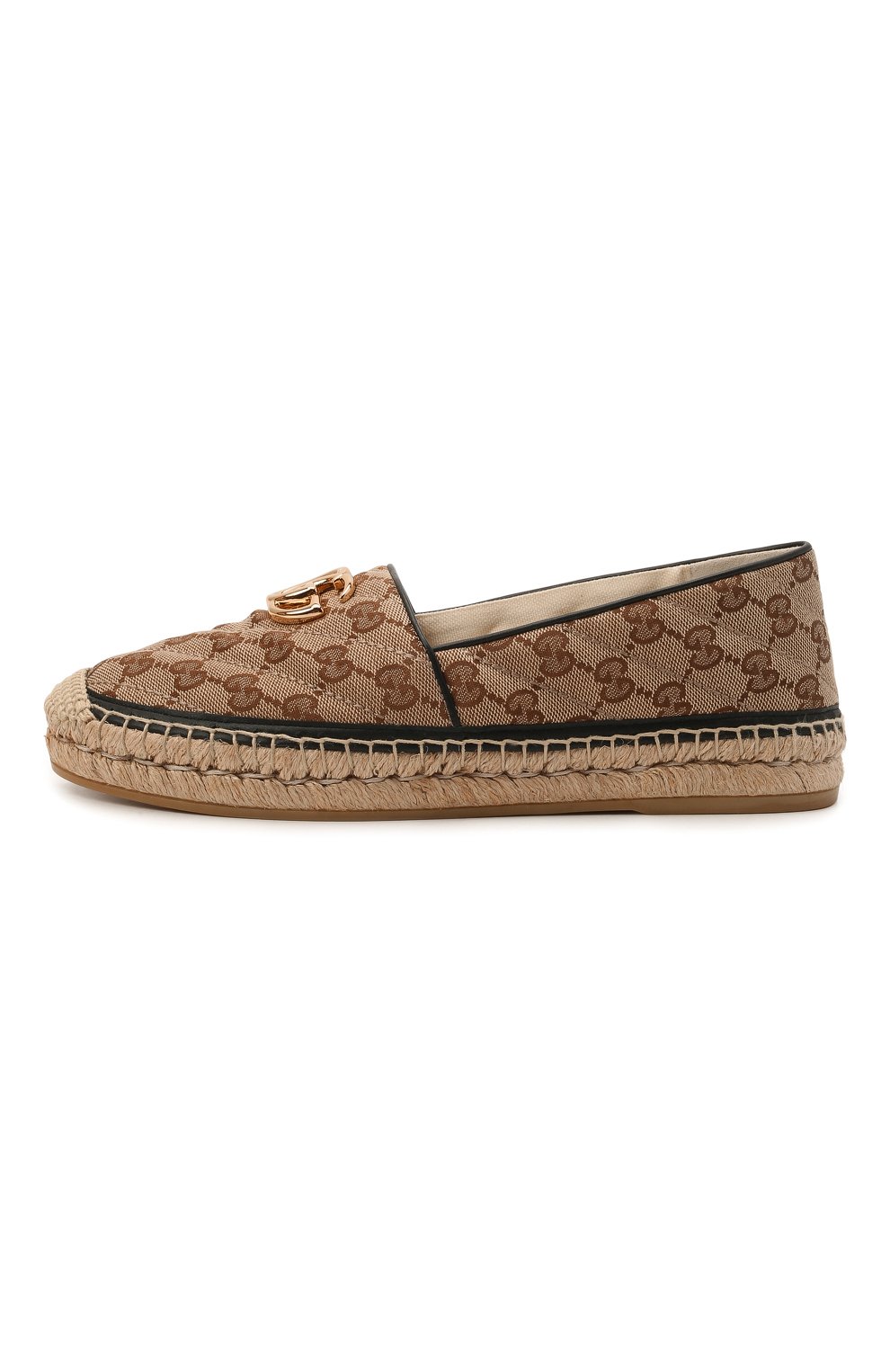 Текстильные эспадрильи GUCCI бежевого цвета по цене 74880 руб., арт. 621239/KQWM0, фото 3 Текстильные эспадрильи GUCCI, арт. 621239/KQWM0, фото 3