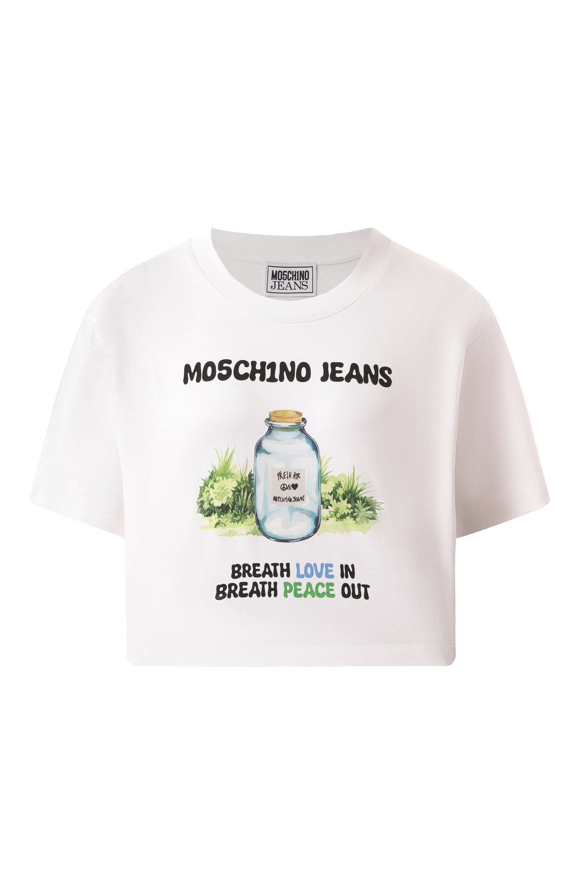 Хлопковая футболка M05CH1NO JEANS, арт. A0706/3229, фото 1