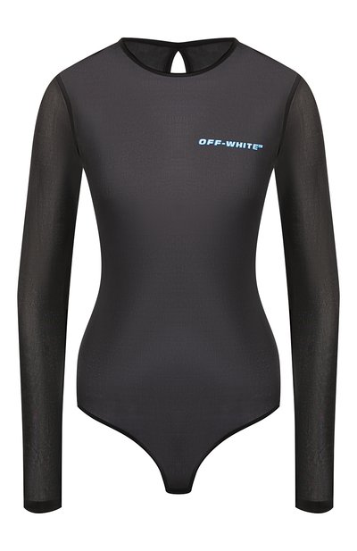 Женское боди с логотипом бренда OFF-WHITE, арт. 0WDD009R19D400811030