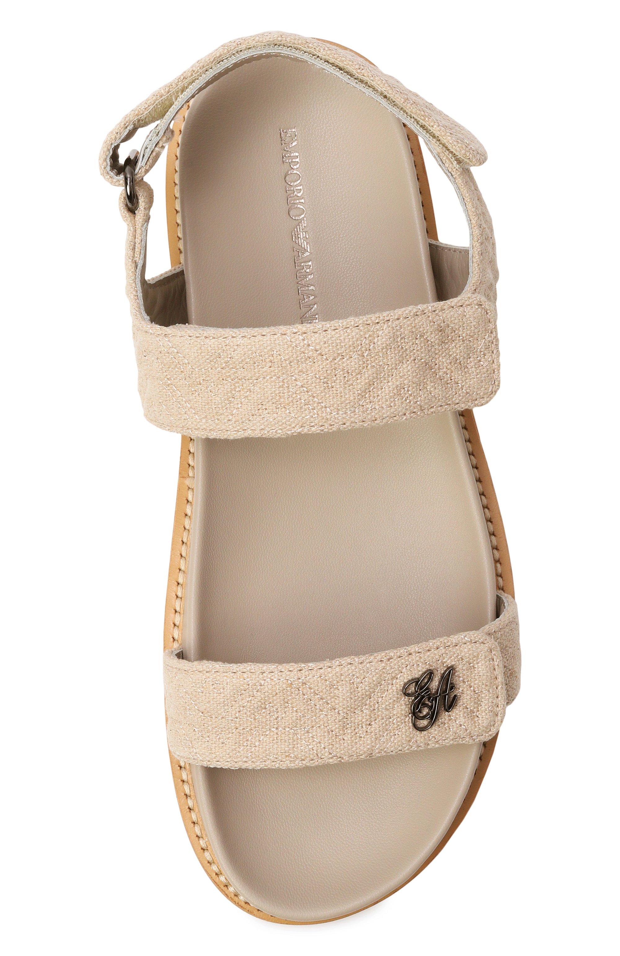 Текстильные сандалии EMPORIO ARMANI, арт. EW004049/AF21970, фото 6