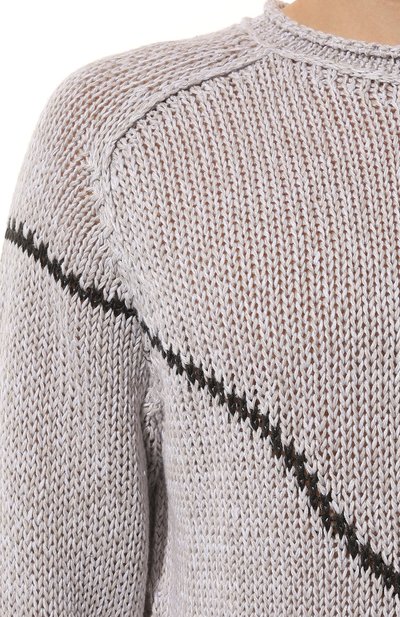 Свитер изо льна и хлопка TRANSIT, арт. CFUTRW13481, фото 5